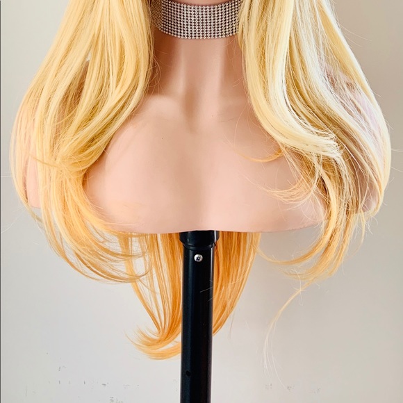 Gorgeous Blonde Auburn Versatile 13x4 Lace Front Synthetic Wig - Picture 5 of 15